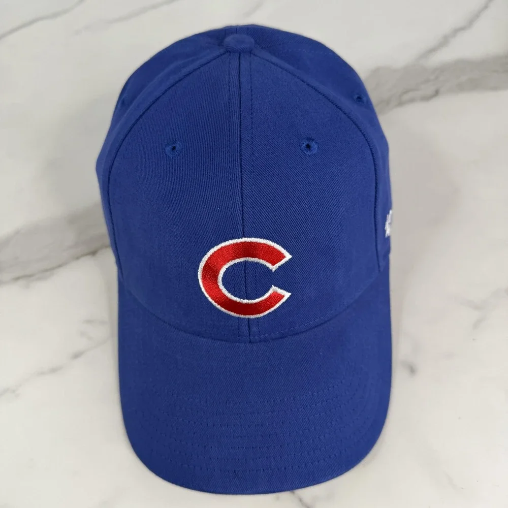 Chicago Cubs‎ Hat Cap Strap Back Youth Boys One Size Blue MLB Baseball 47 NWOT
